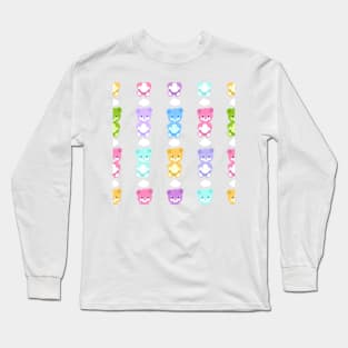 Colorful cute bears Long Sleeve T-Shirt